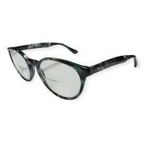 Ray-Ban RB‎ 5380 Eyeglasses Polished Blue Havana Round Frames 50-19-145mm
